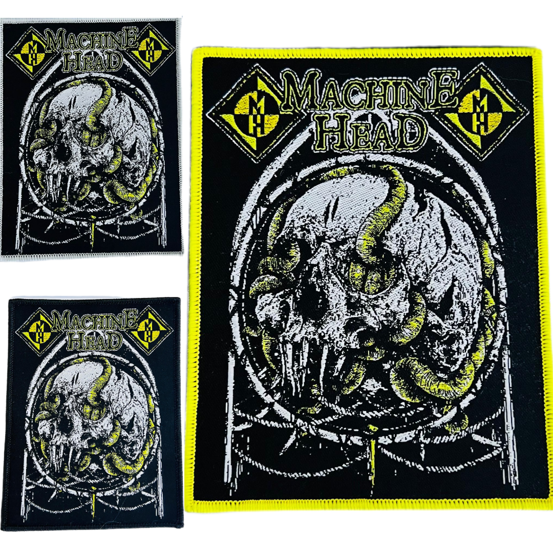 machine-head-rotten-patch-tiss-bordure-noire image 1