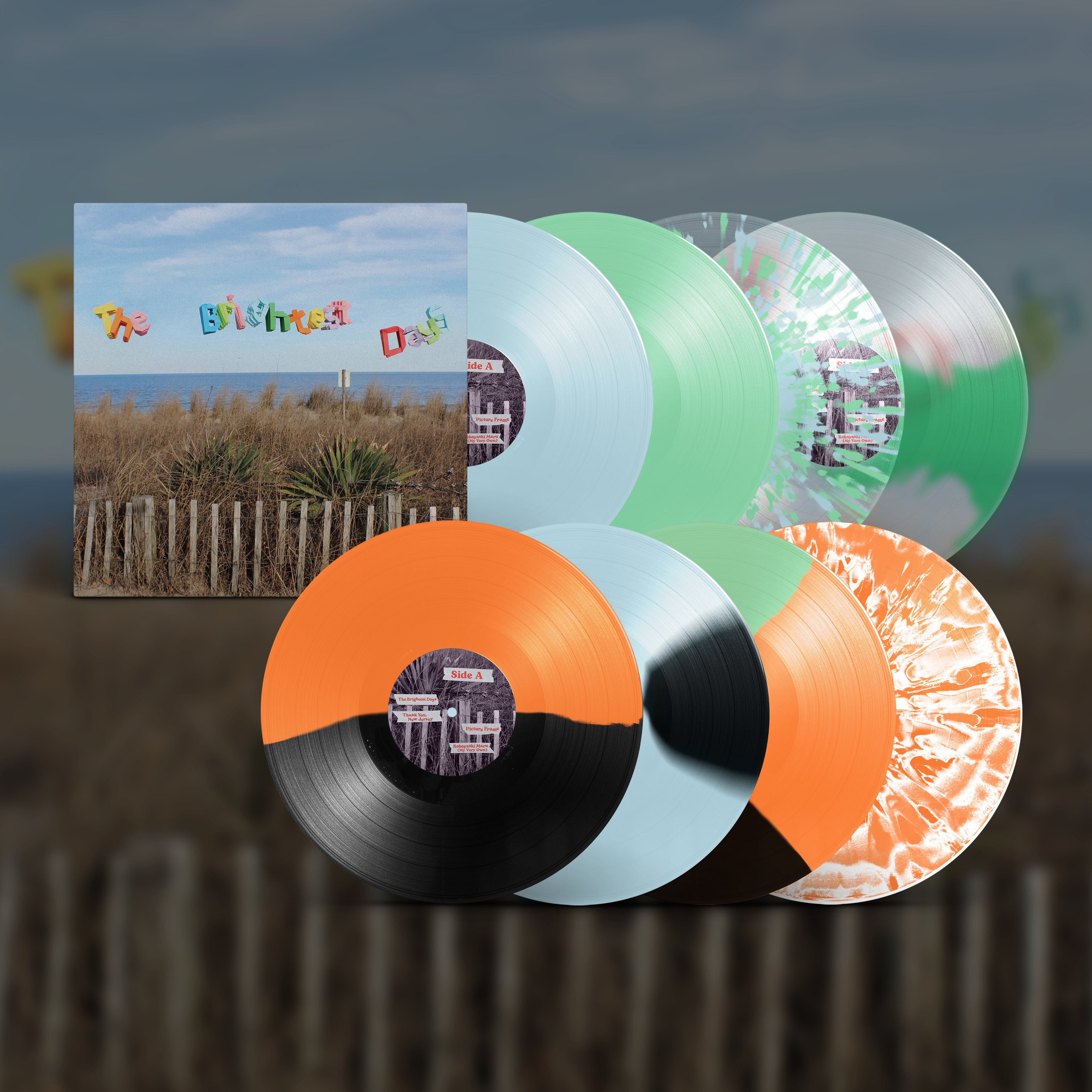 origami-angel-the-brightest-days-vinyle-12-half-black-half-orange-8-titres image 2