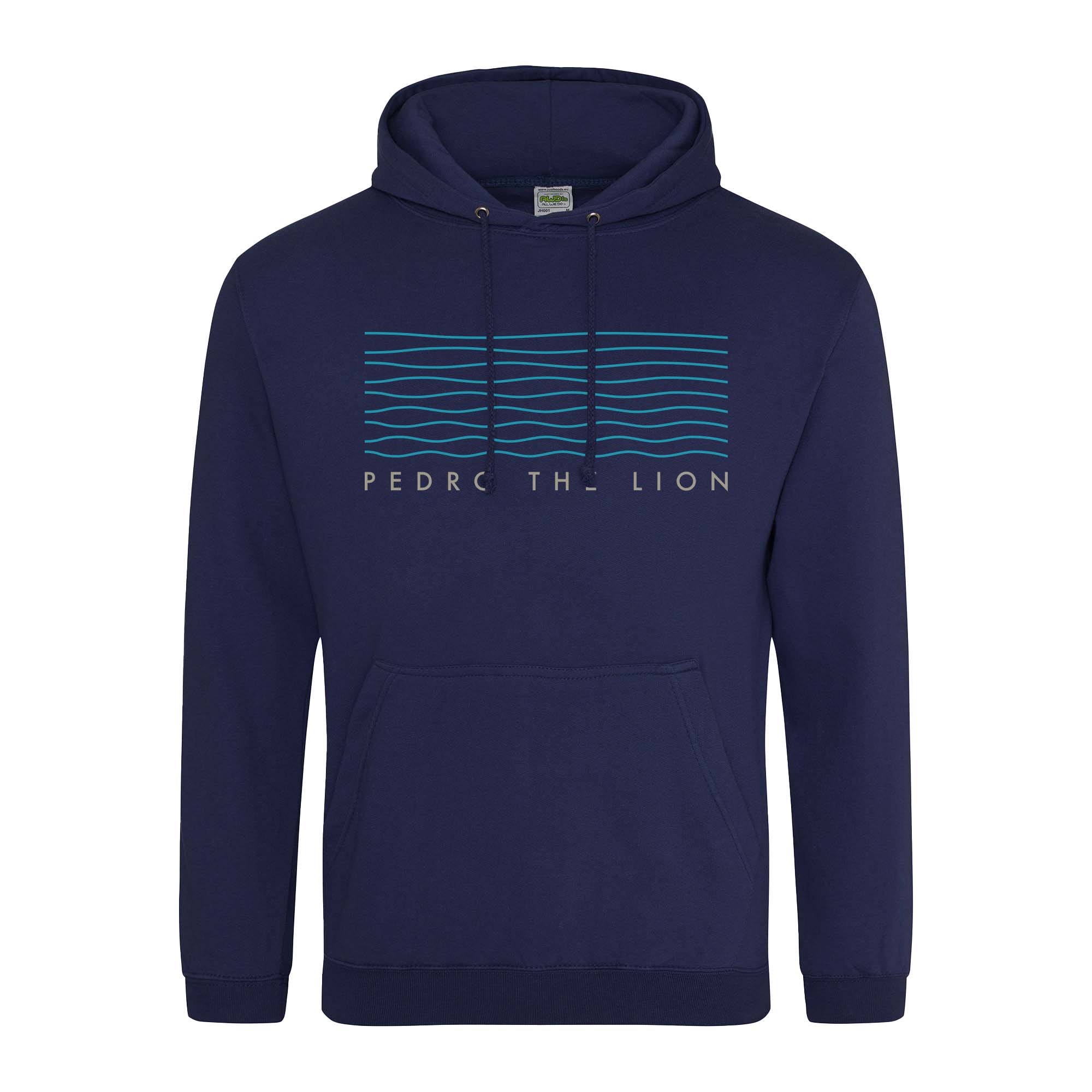 pedro-the-lion-waves-hoodie-coton-taille-l-poche-capuche image 1