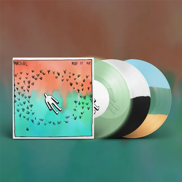 macseal-map-it-out-vinyle-vert-phosphorescent-ep image 1