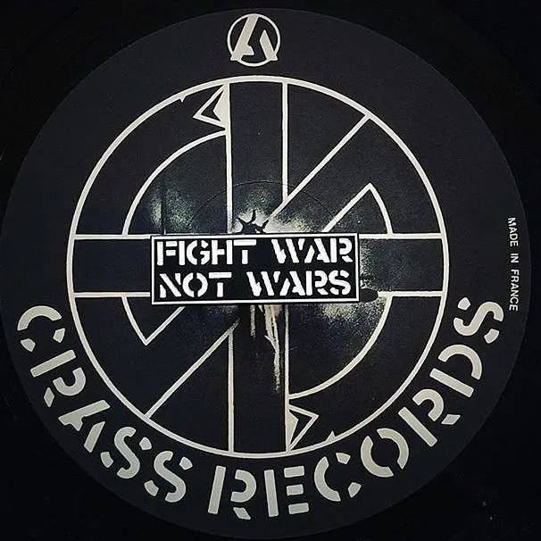 783punx-crass-fight-war-not-wars-pin-s-mail-26mm image 1