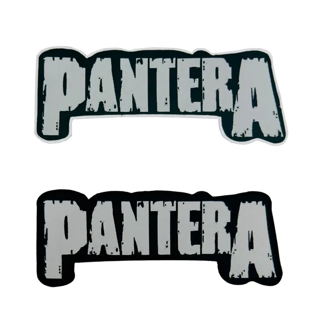 783punx-patch-pantera-logo-surdimensionn-tiss-bordure-noire image 1