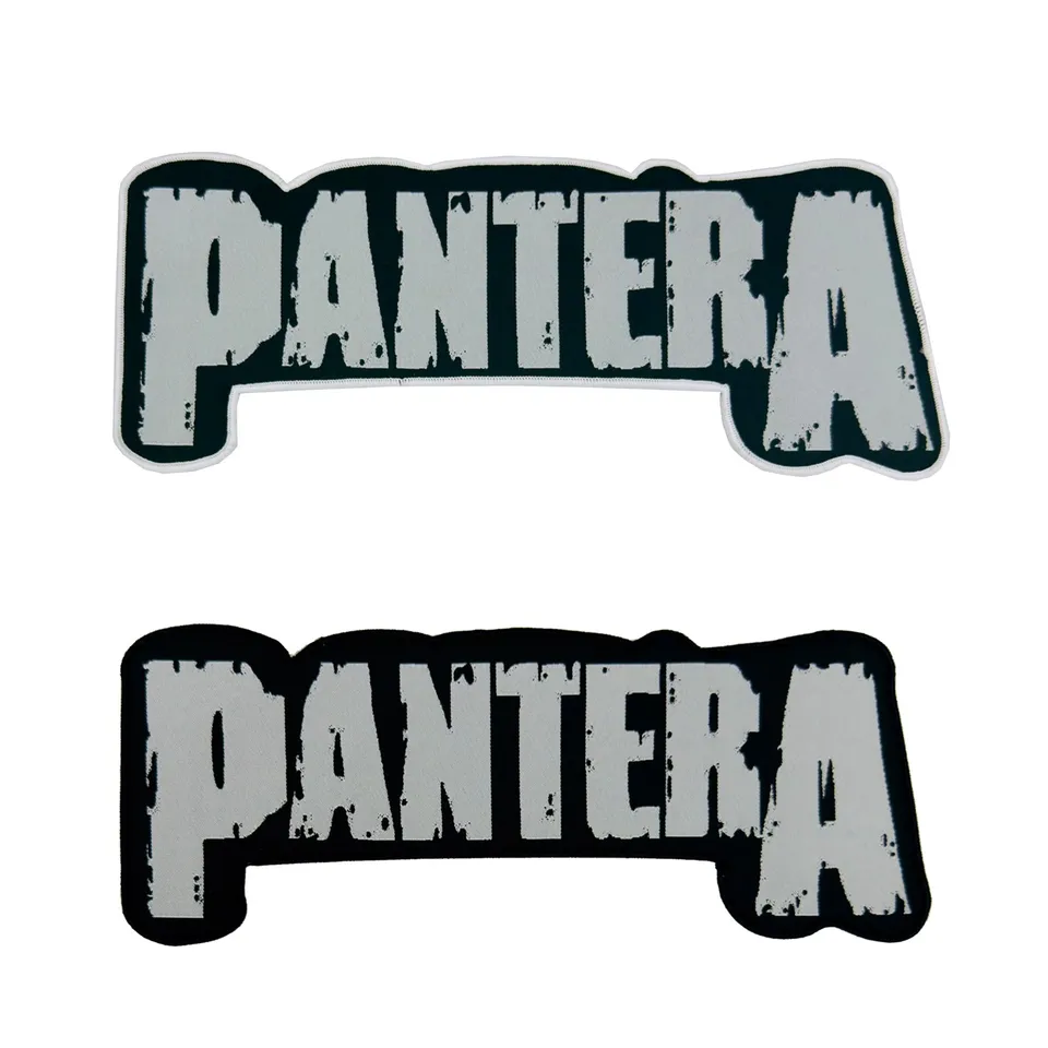 783punx-patch-pantera-logo-surdimensionn-tiss-bordure-noire image 1