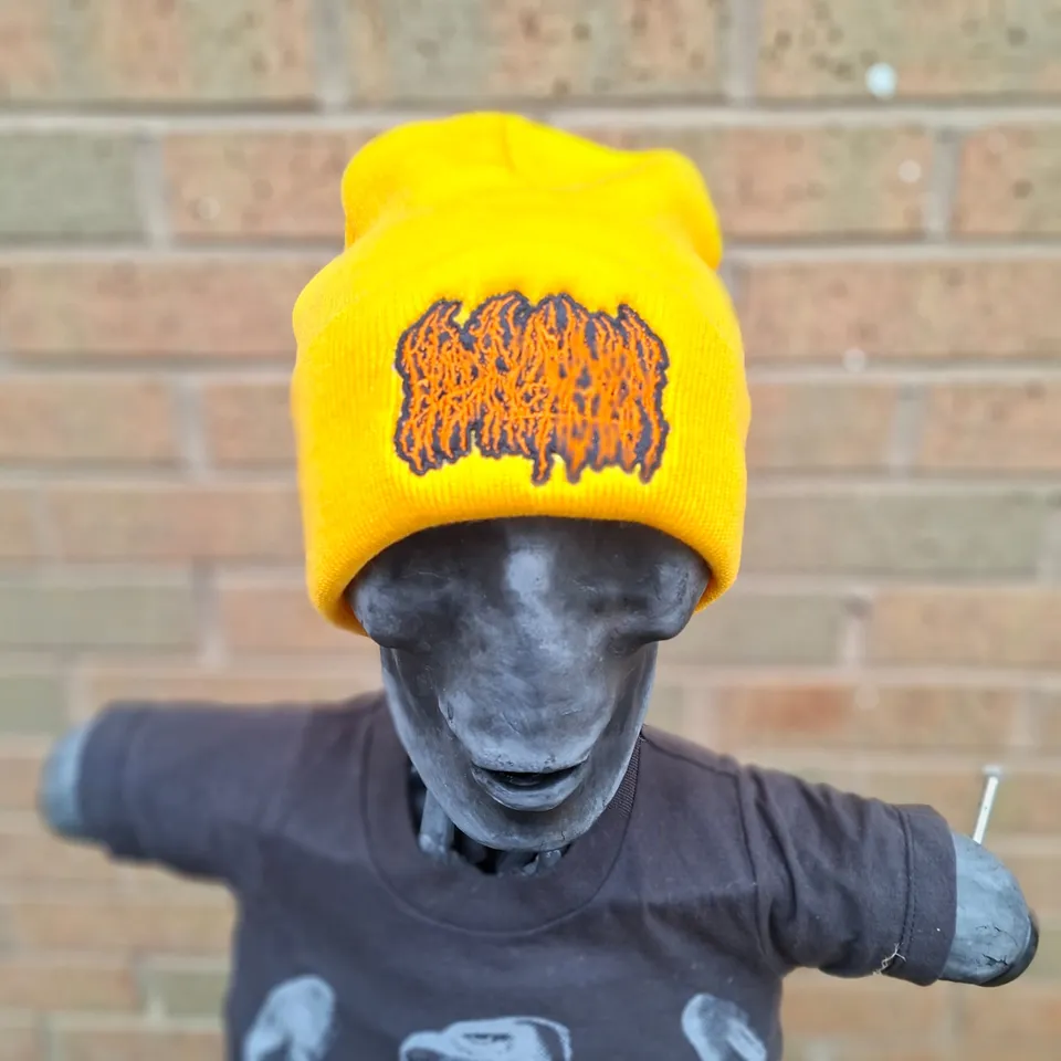 blood-incantation-logo-bonnet-jaune-moutarde-brod image 1