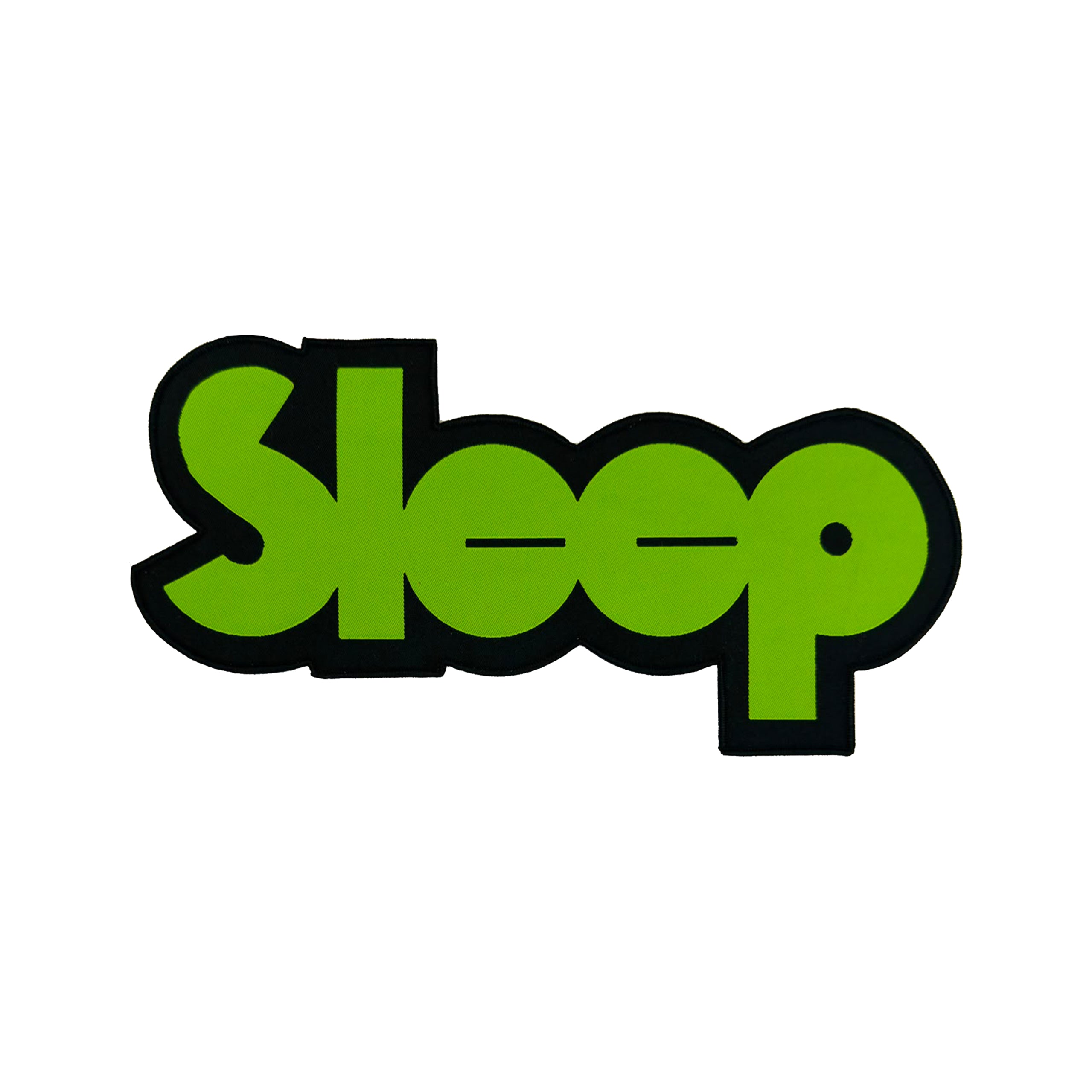 sleep-logo-patch-tiss-oversize-bordure-noire image 2