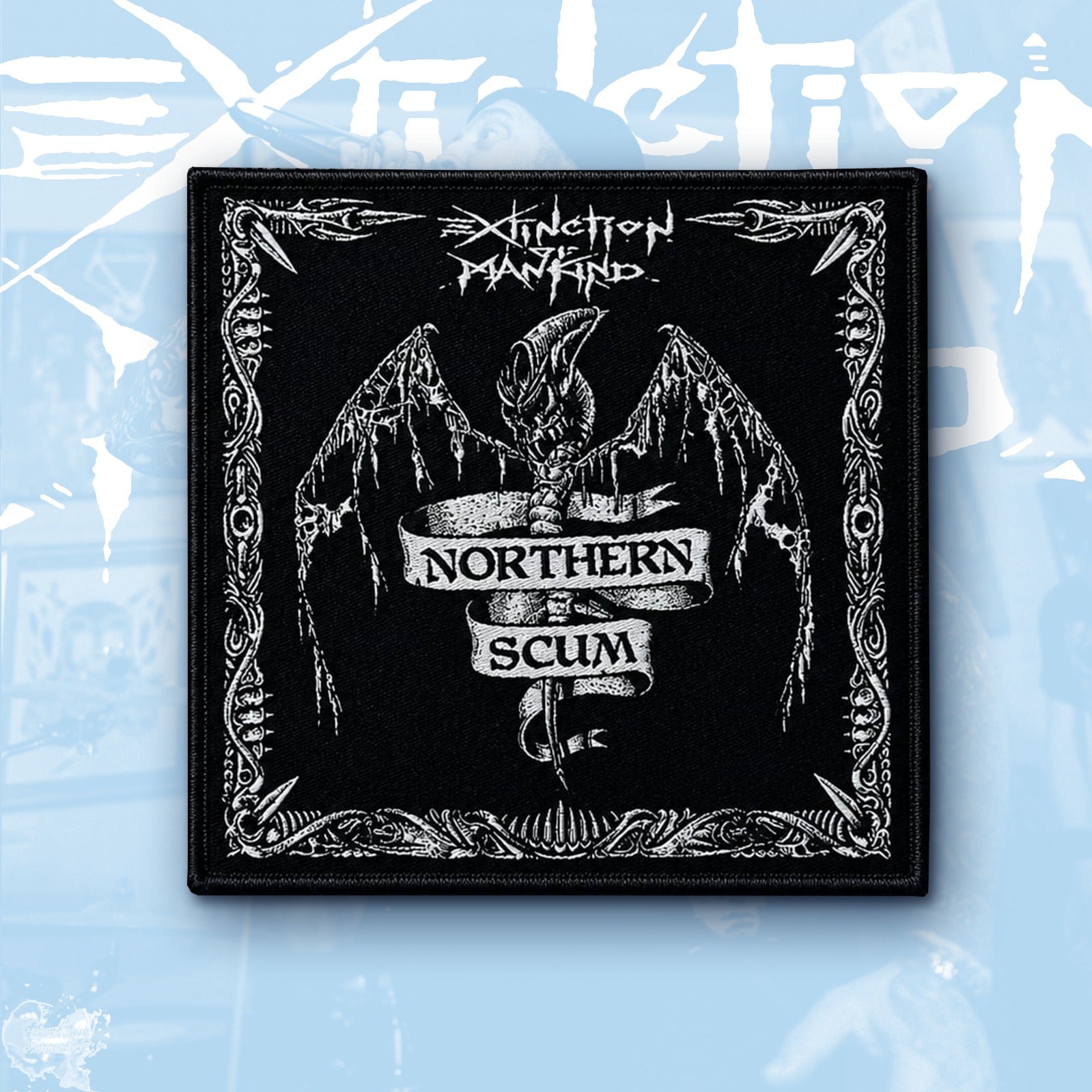 783punx-extinction-of-mankind-northern-scum-patch-tiss-bord-noir image 4