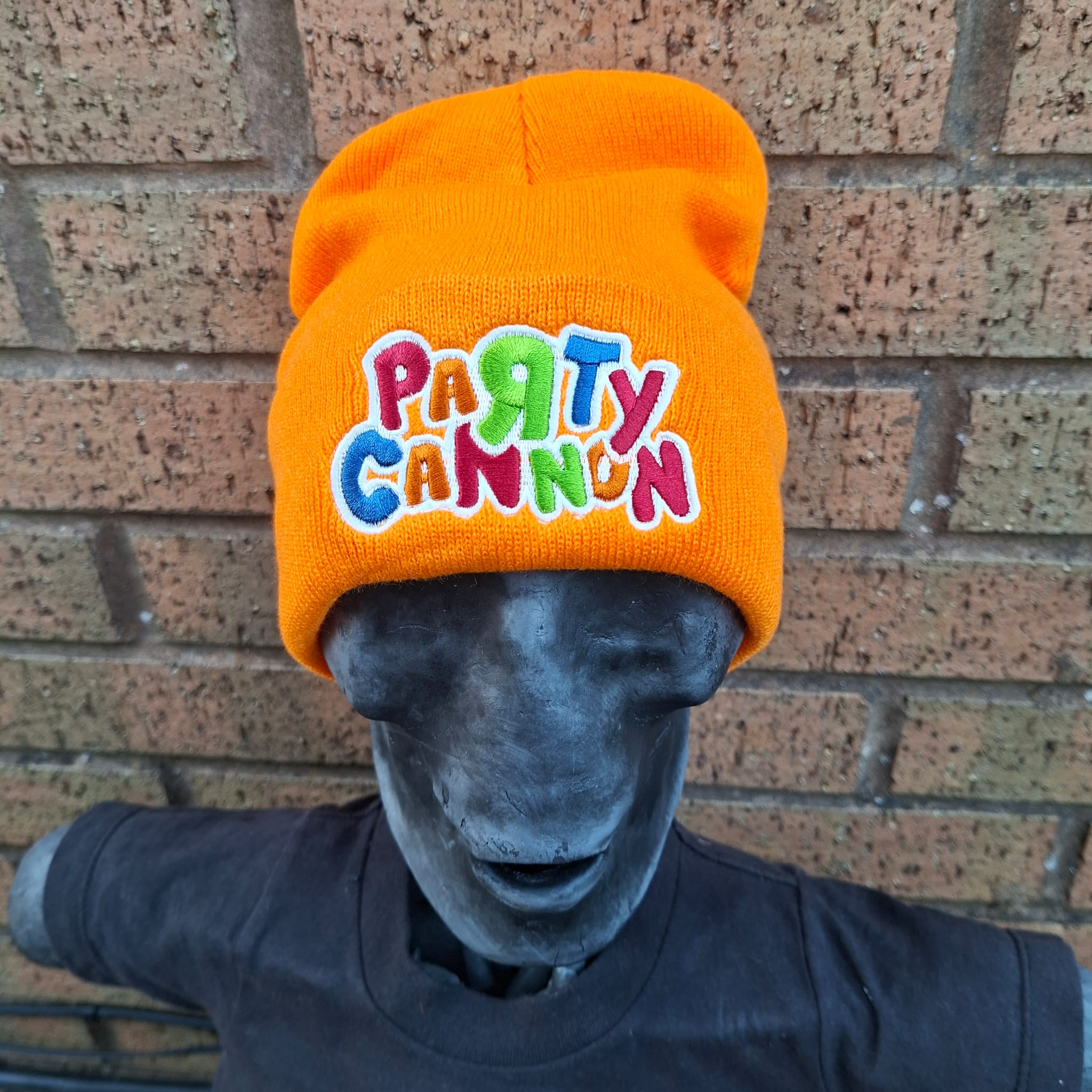 party-cannon-logo-bonnet-orange-phosphorescent image 3