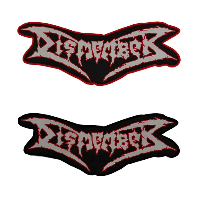 783punx-oversized-patch-dismember-logo-patch-tiss-30-cm-noir image 1