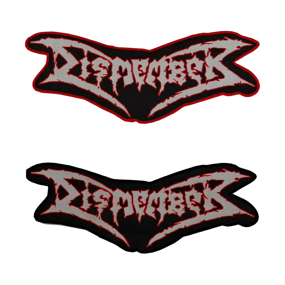 783punx-oversized-patch-dismember-logo-patch-tiss-30-cm-noir image 1