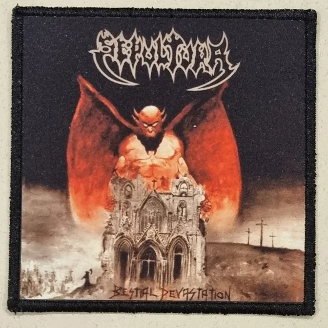 sepultura-bestial-devastation-petit-patch-cusson-thrash-metal image 1