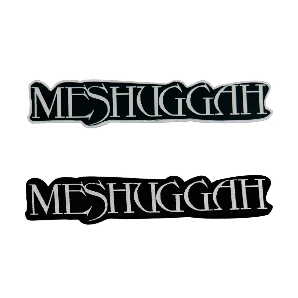 meshuggah-logo-patch-tiss-oversized-bordure-noire image 1