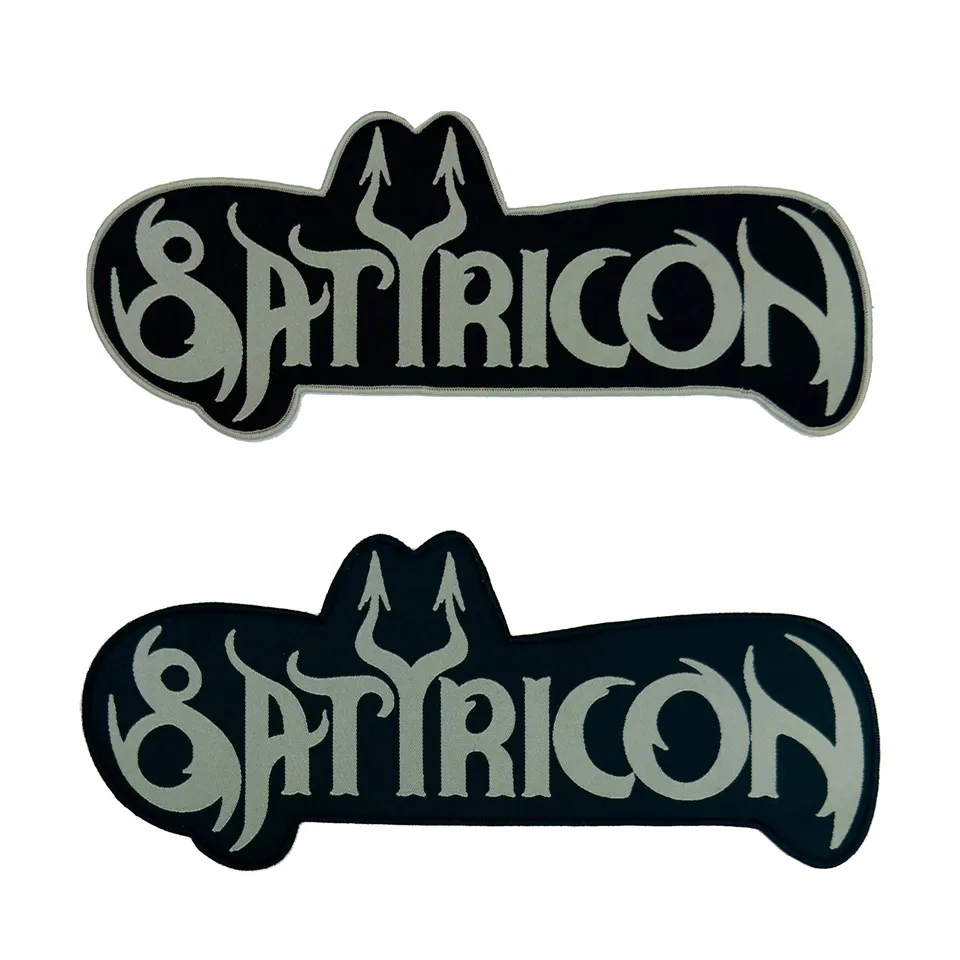 783punx-oversized-patch-satyricon-logo-patch-dos-bordure-noire image 1
