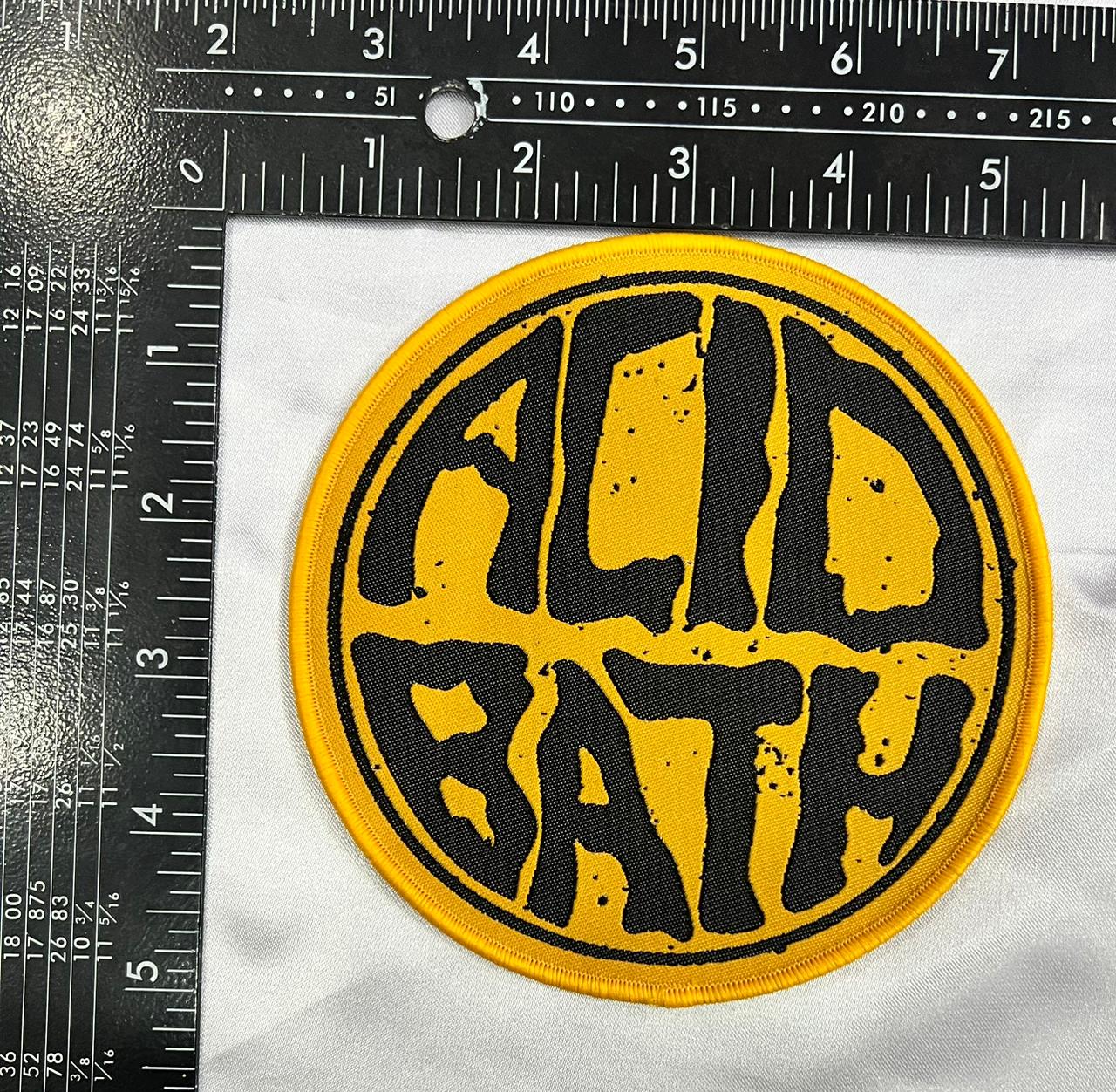 acid-bath-logo-jaune-patch-tiss-bordure-jaune image 5