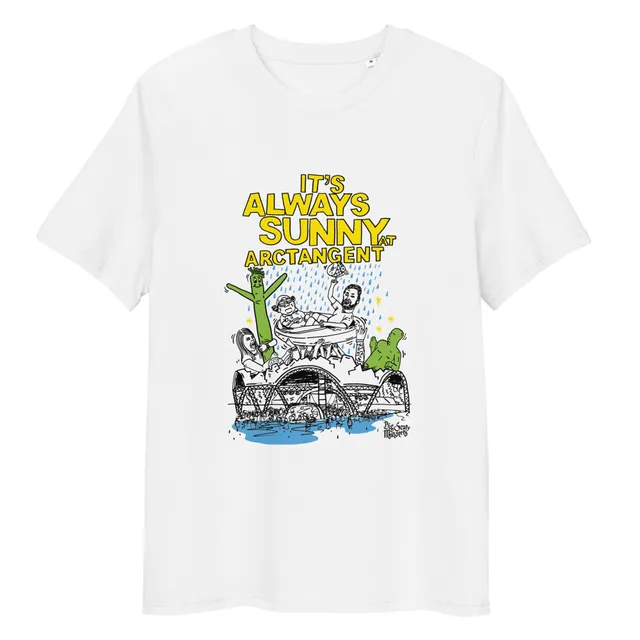 big-scary-monsters-arctangent-vs-always-sunny-t-shirt-gris-coton-bio image 1