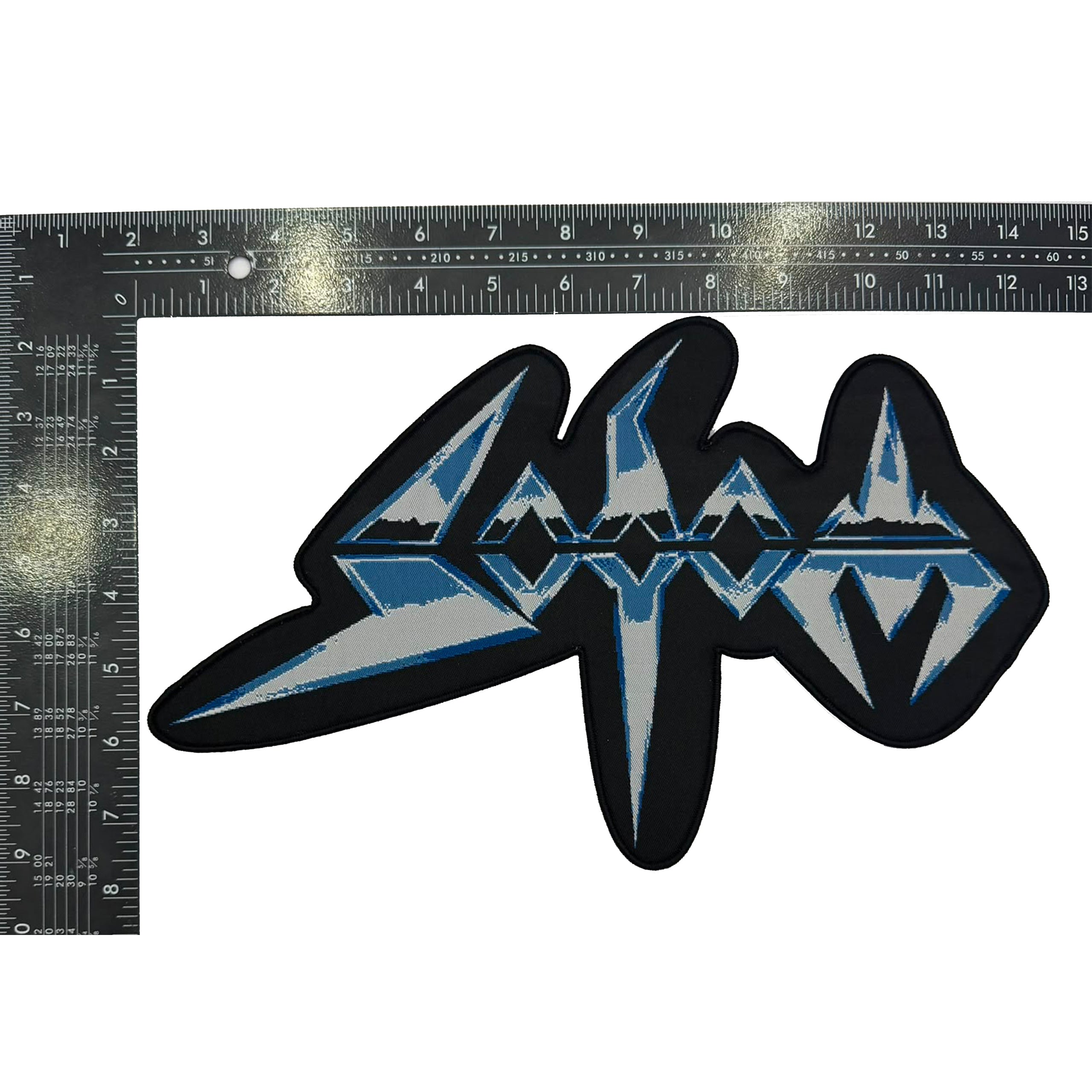 sodom-logo-patch-tiss-oversize-bordure-noire image 3