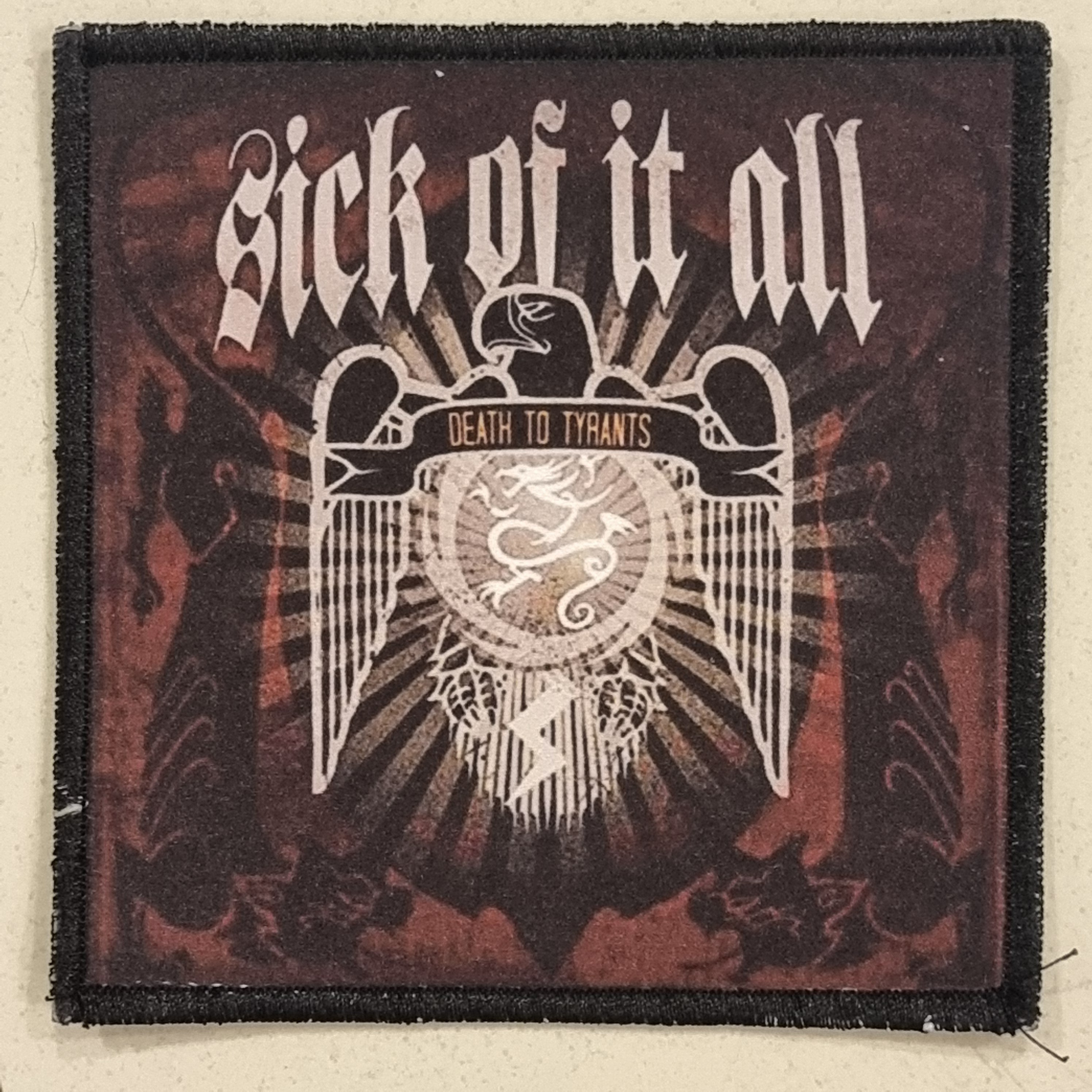 sick-of-it-all-death-to-tyrants-patch-cusson image 1