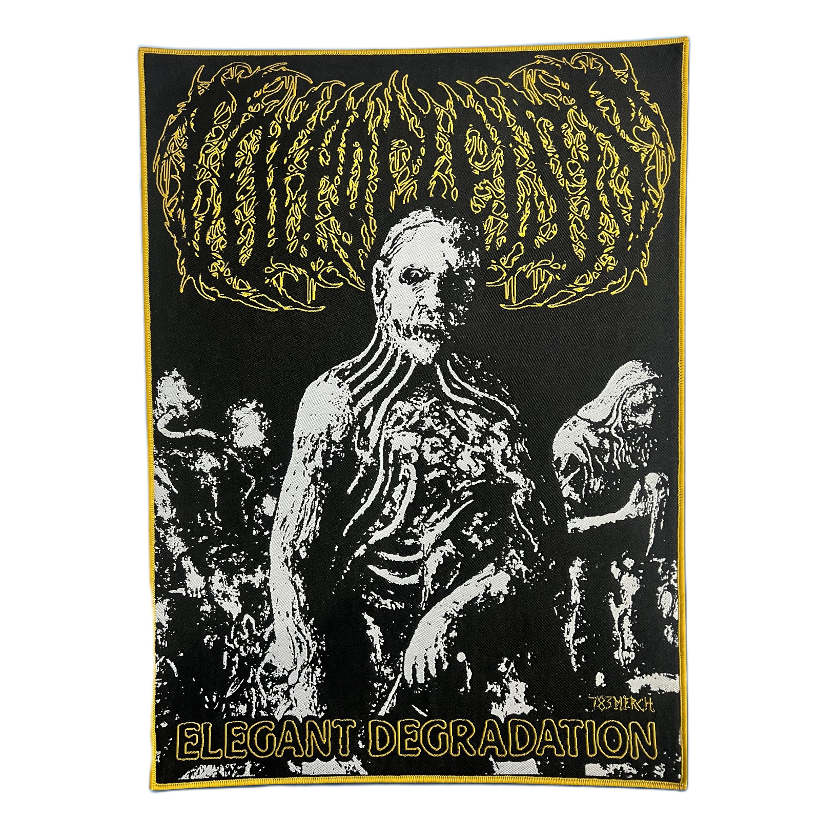 783punx-colpocleisis-elegant-degradation-backpatch-noir image 5