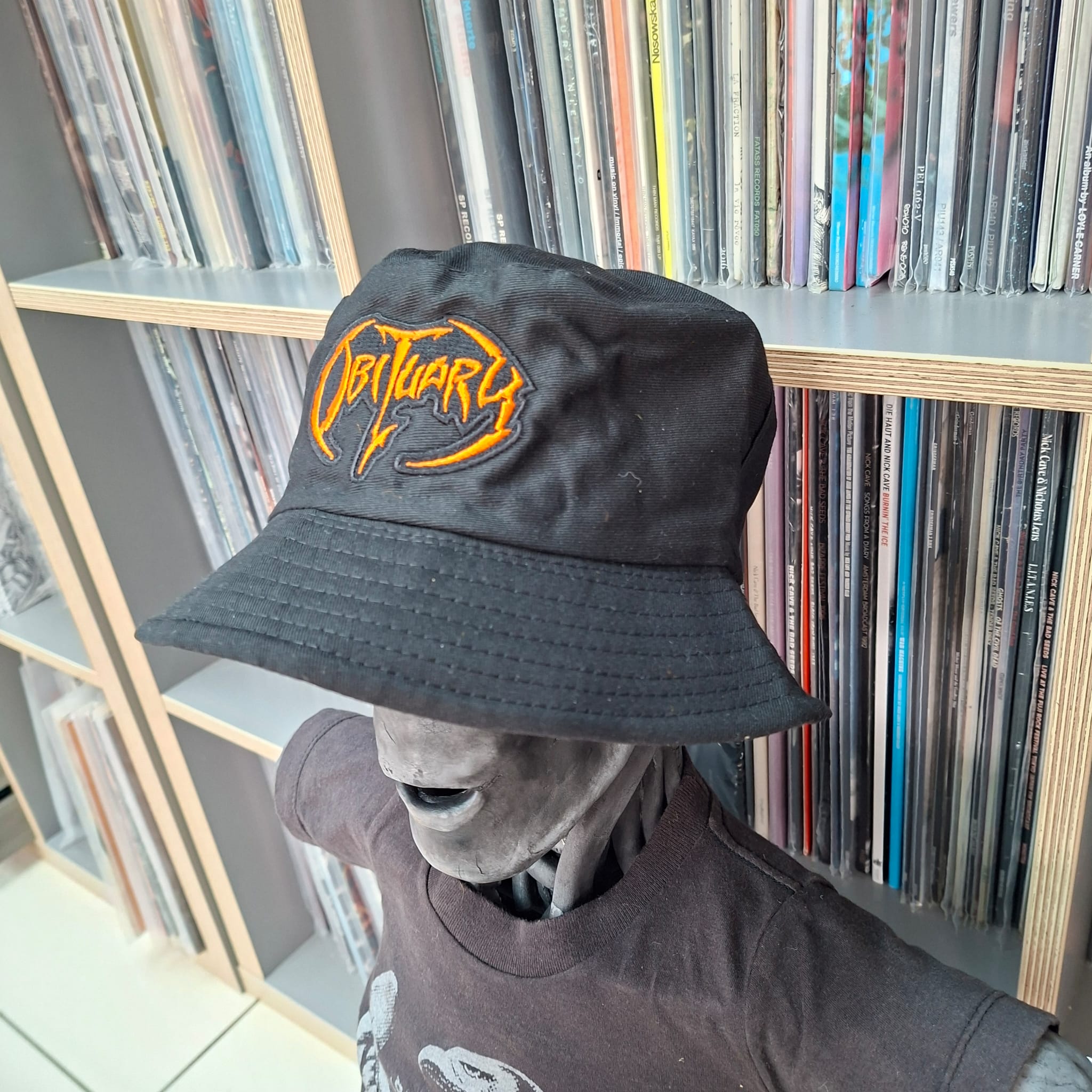 obituary-logo-bob-orange-chapeau-brod-taille-unique image 3