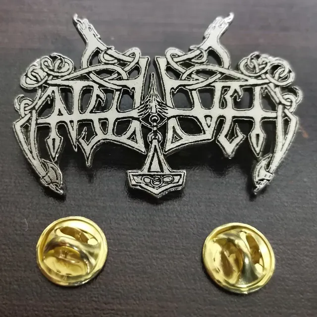 enslaved-eld-logo-pin-s-mail-noir-metal image 1