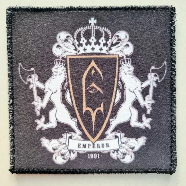 emperor-logo-patch-cusson-coudre-black-metal image 1