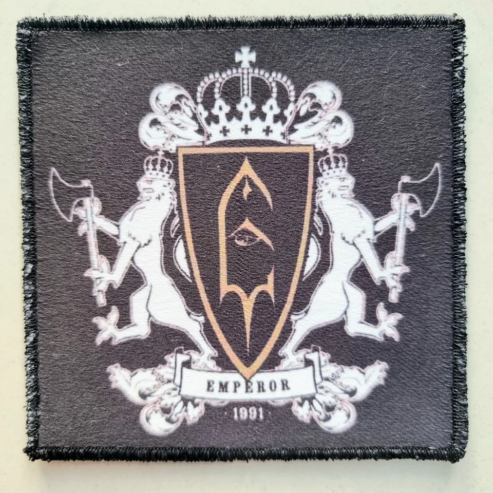emperor-logo-patch-cusson-coudre-black-metal image 1