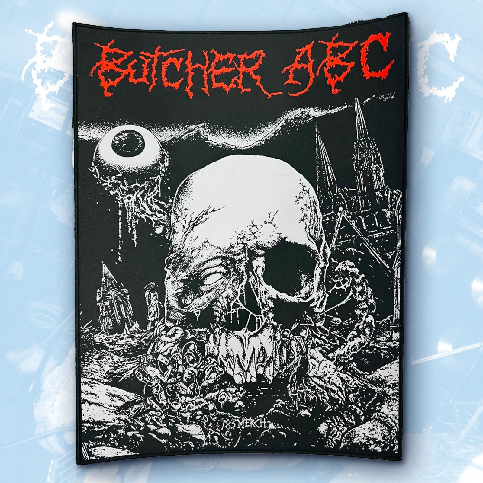 butcher-abc-north-of-hell-backpatch-dos-bordure-noire image 2