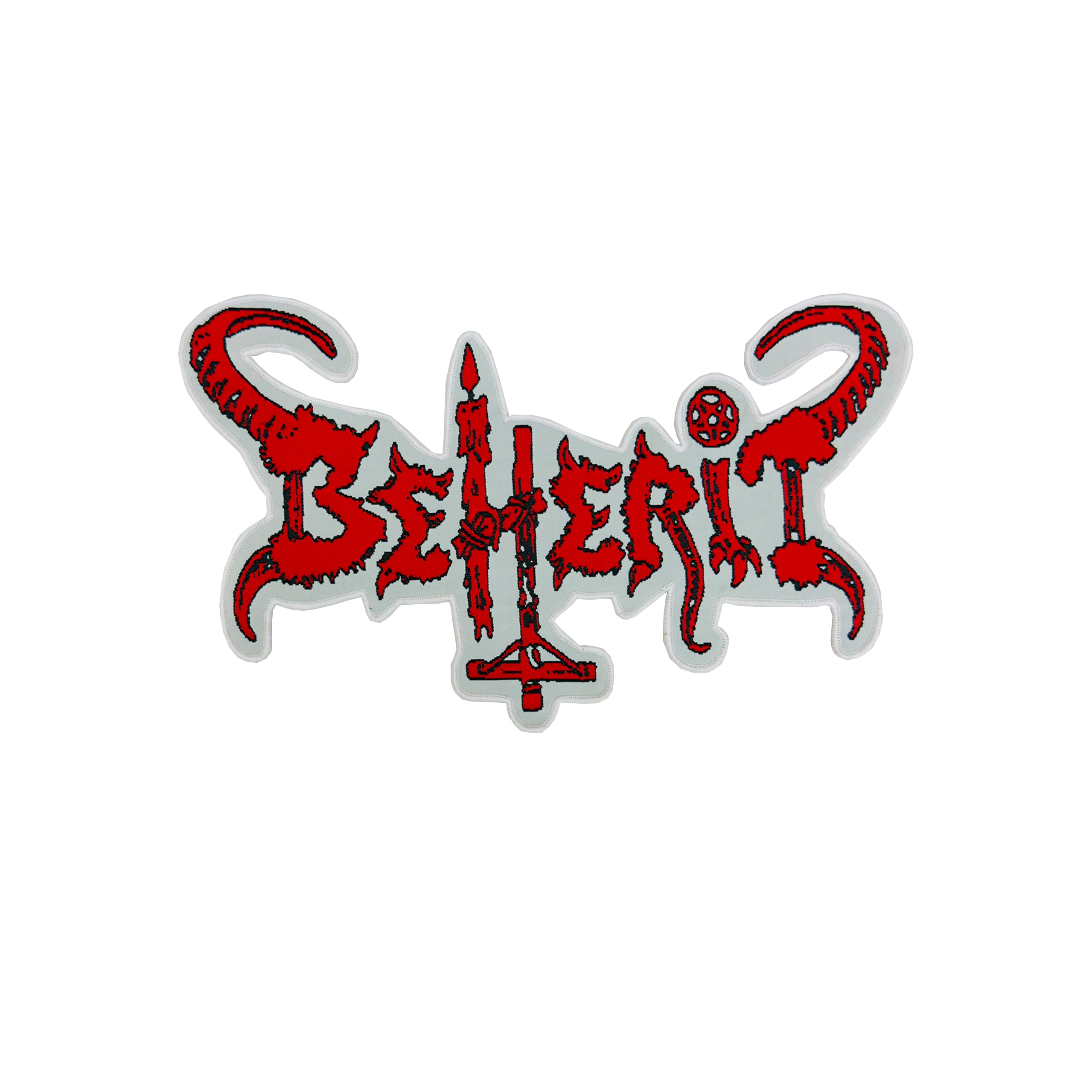 783punx-oversized-patch-beherit-logo-patch-bordure-rouge image 4