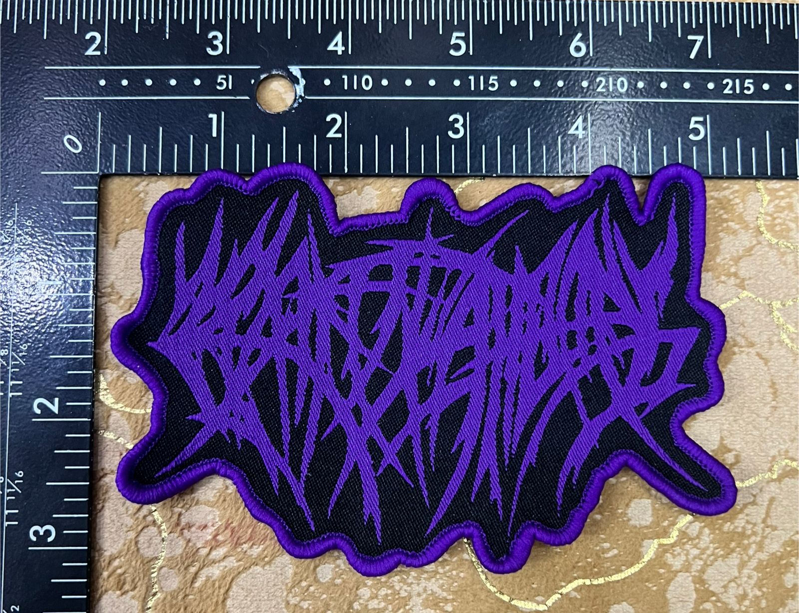 crepitation-logo-patch-tiss-bordure-noire-slam image 5