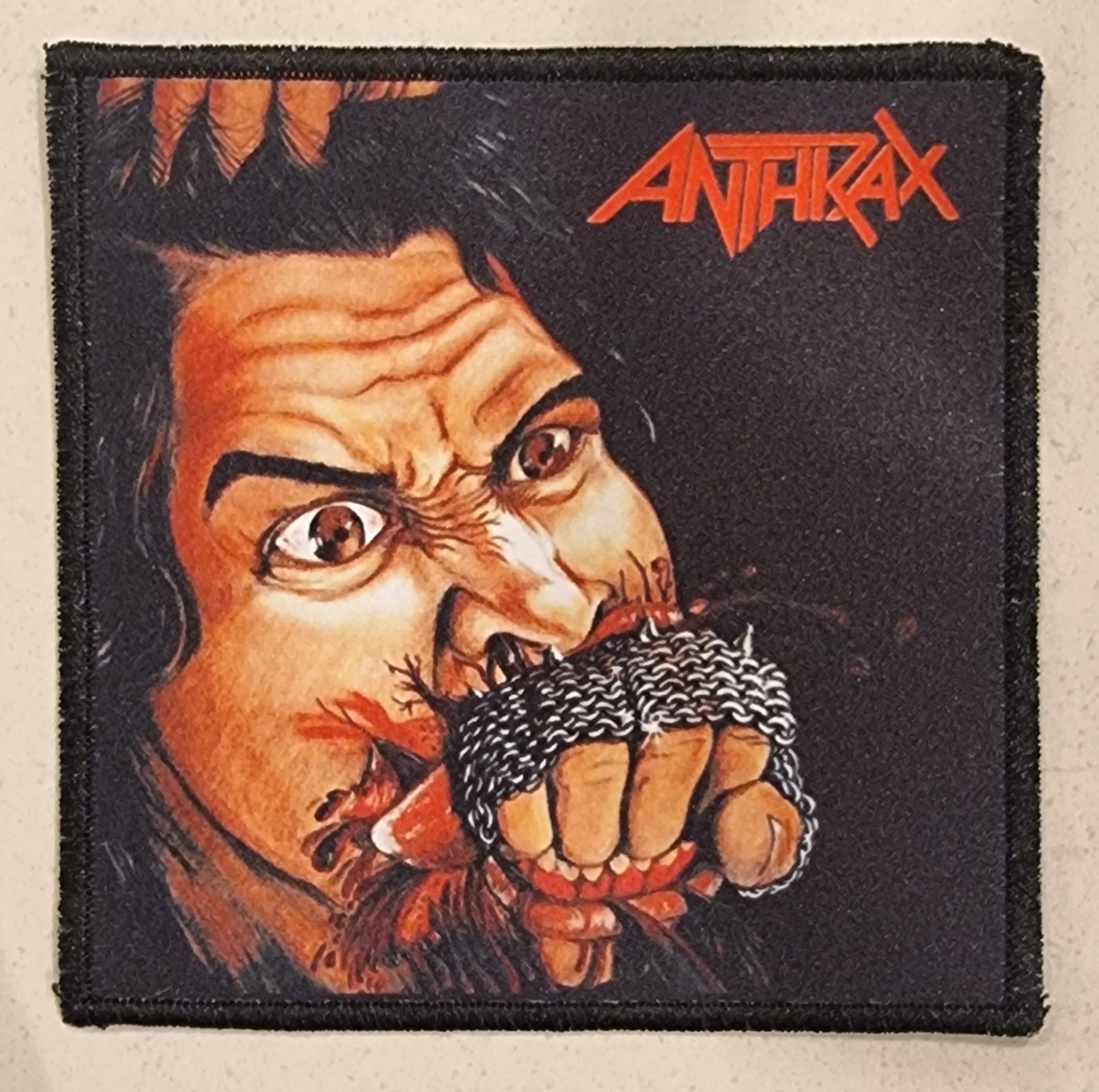 anthrax-fistful-of-metal-patch-cusson-thrash-coudre image 1
