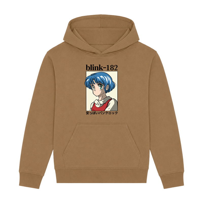 blink-182-anime-cheap-punk-rock-hoodie-marron-sweat image 1