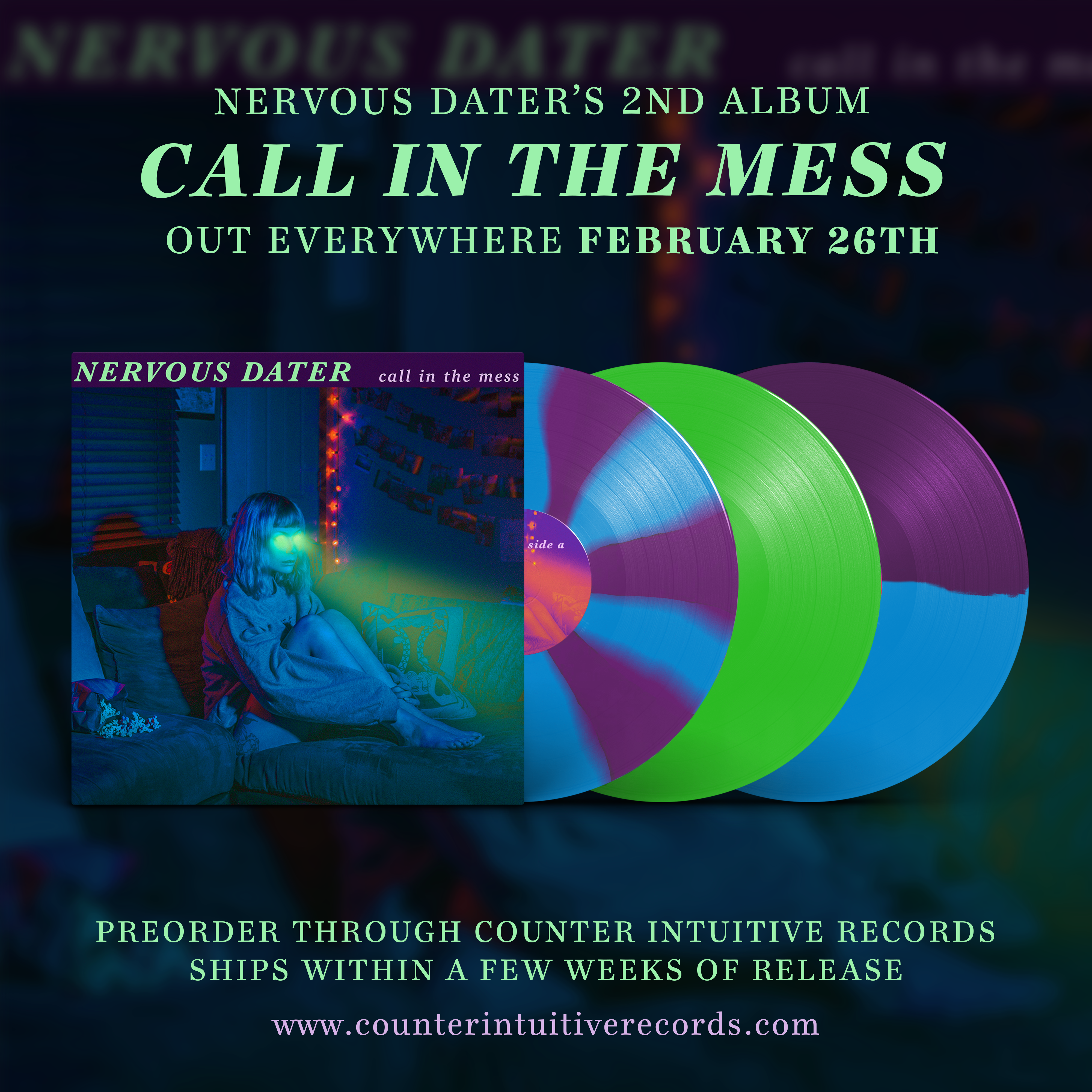 nervous-dater-call-in-the-mess-vinyle-12-cornetto image 2