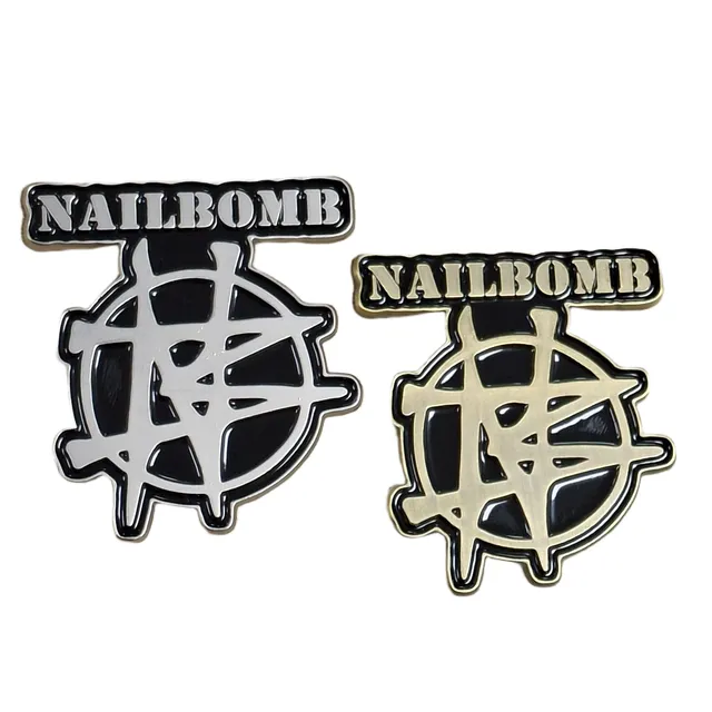 783punx-enamel-pins-nailbomb-logo-pin-s-nickel-mat image 1