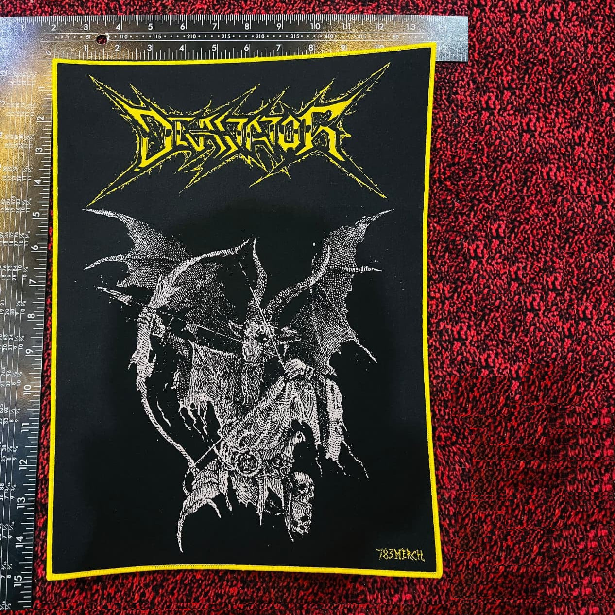 devastator-fallen-angel-backpatch-tiss-bord-noir image 5