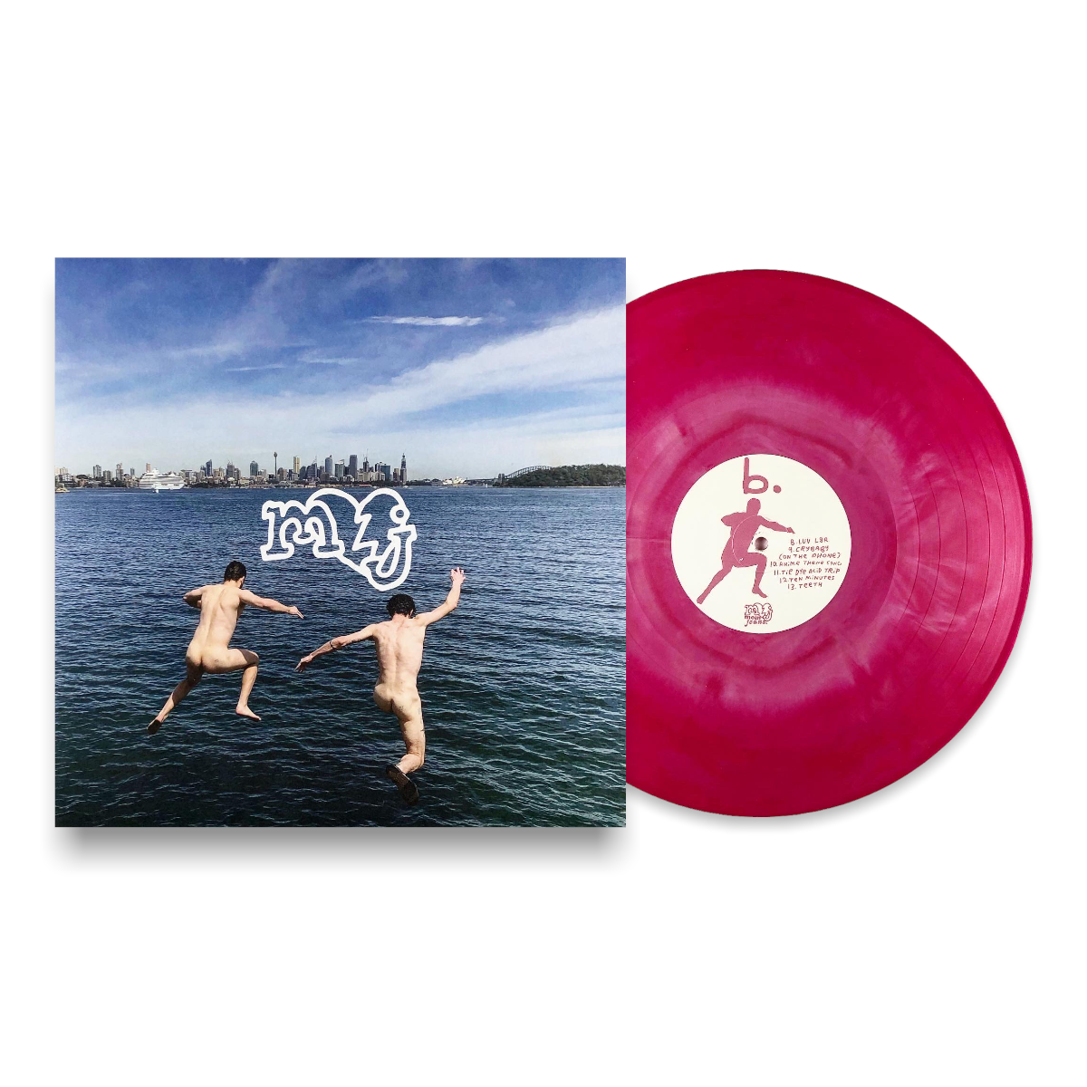 mom-jeans-sweet-tooth-vinyle-galaxy-rose-rouge image 2