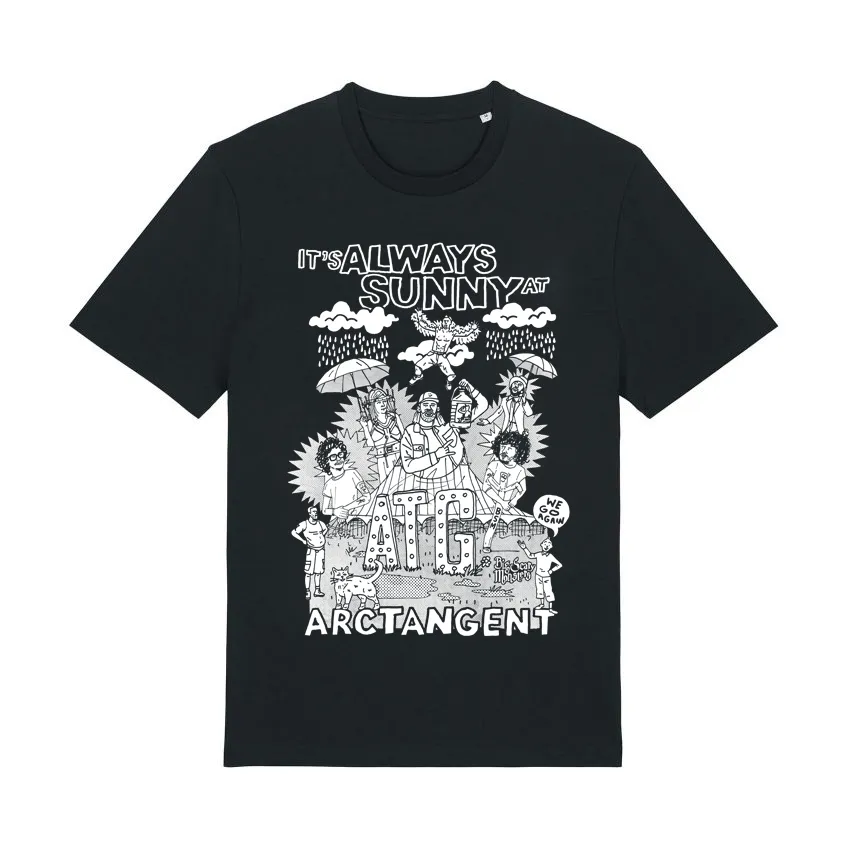 arctangent-vs-always-sunny-v2-t-shirt-coton-noir-taille-l image 1