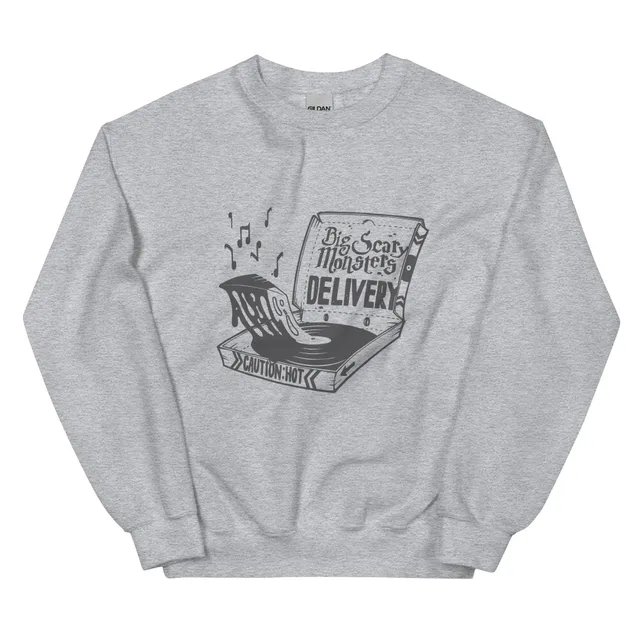 big-scary-monsters-special-delivery-sweatshirt-gris-coton image 1