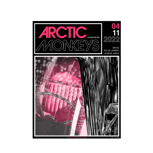 arctic-monkeys-rio-2022-affiche-num-rot-e image 1