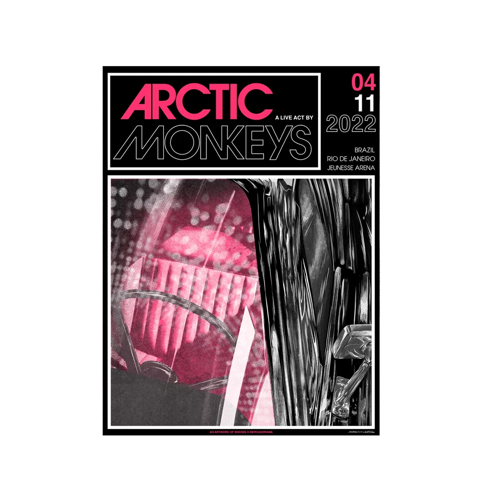 arctic-monkeys-rio-2022-affiche-num-rot-e image 1