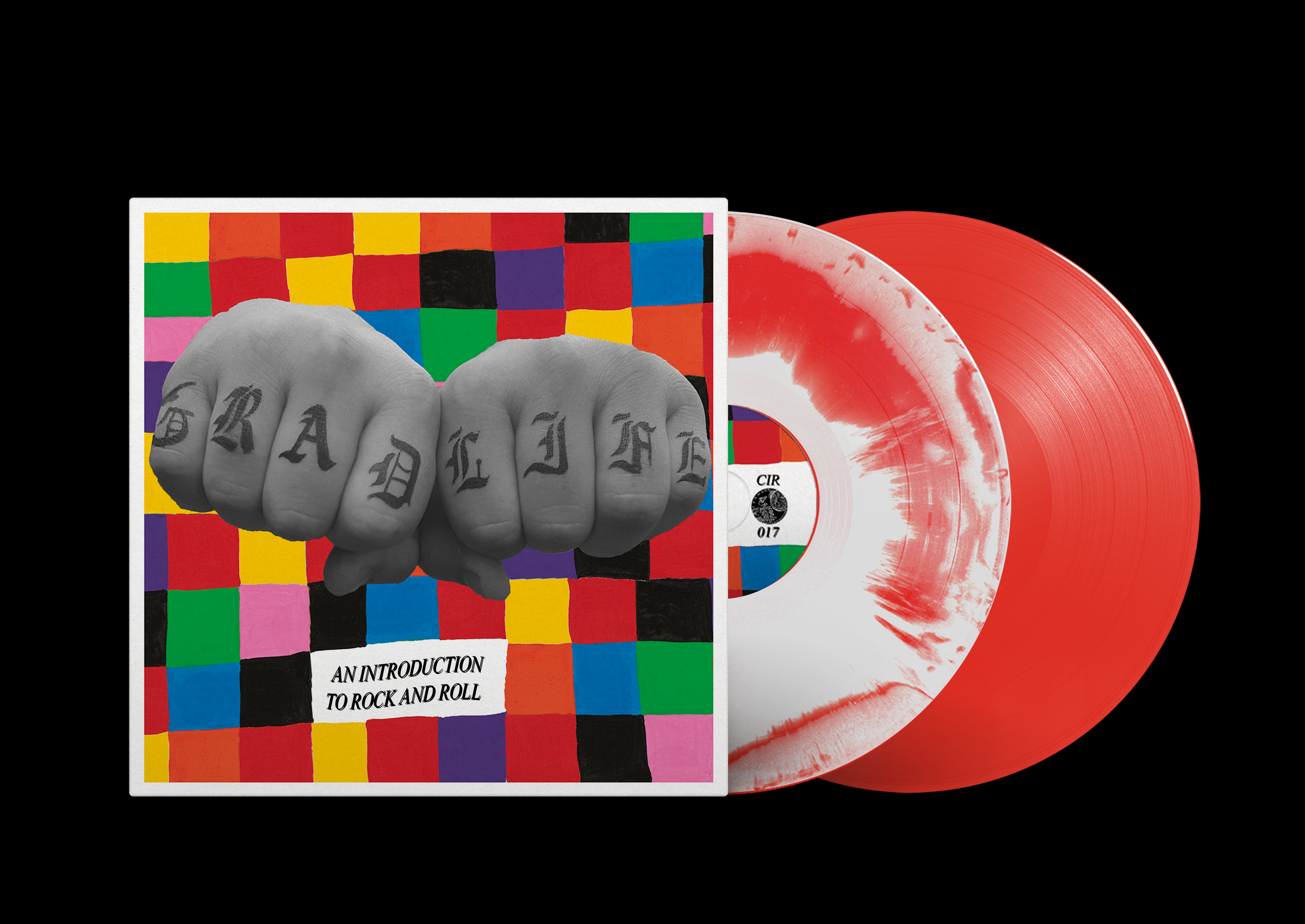 graduating-life-introduction-rock-roll-vinyle-12-white-red-swirl image 2