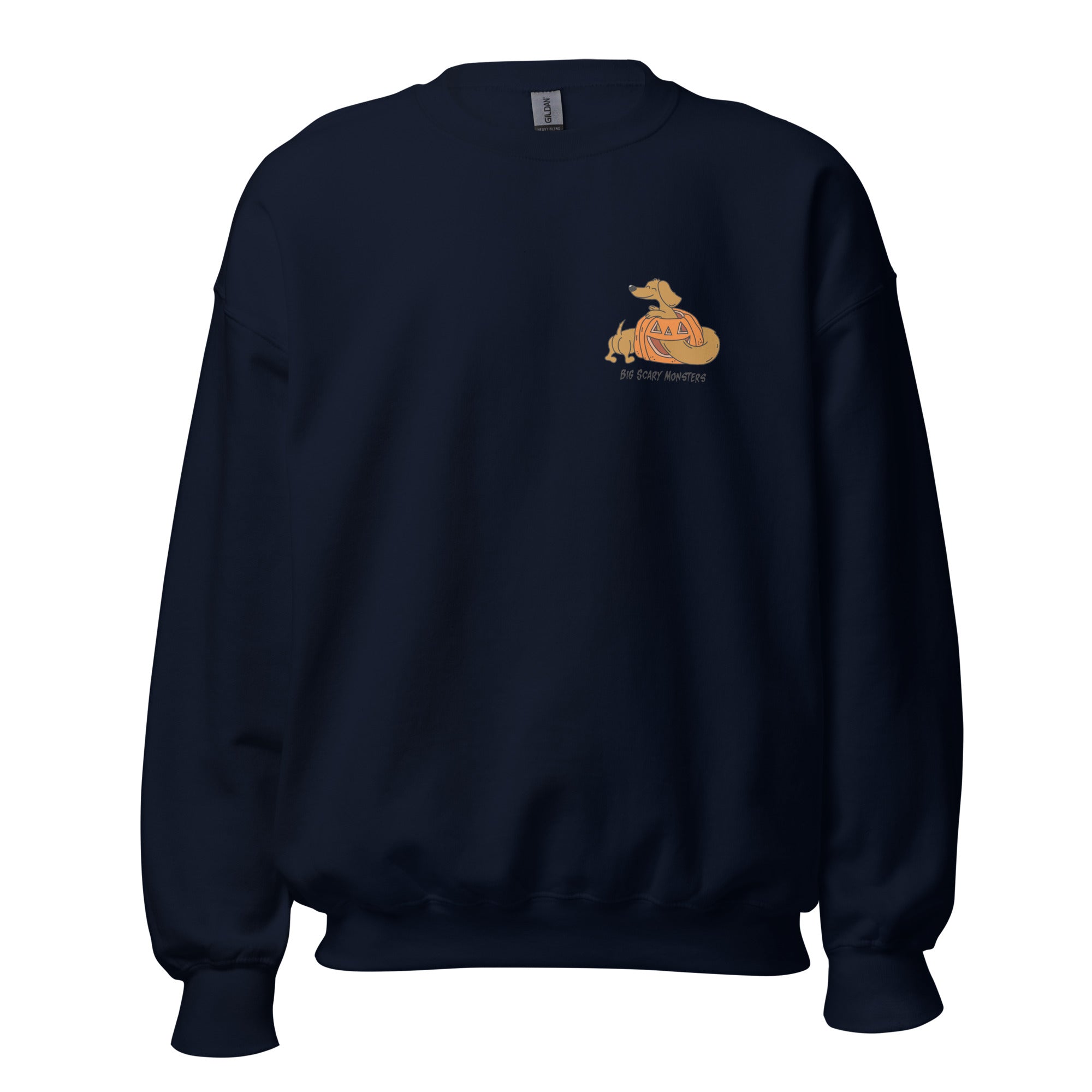 big-scary-monsters-pumpkin-dog-sweatshirt-noir-coton image 2