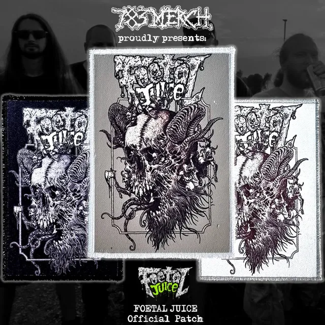 foetal-juice-antagonistic-bastard-patch-kaki-bordure-blanche image 1