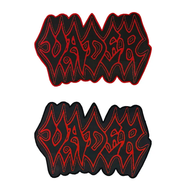 783punx-oversized-patch-vader-logo-bordure-noire image 1
