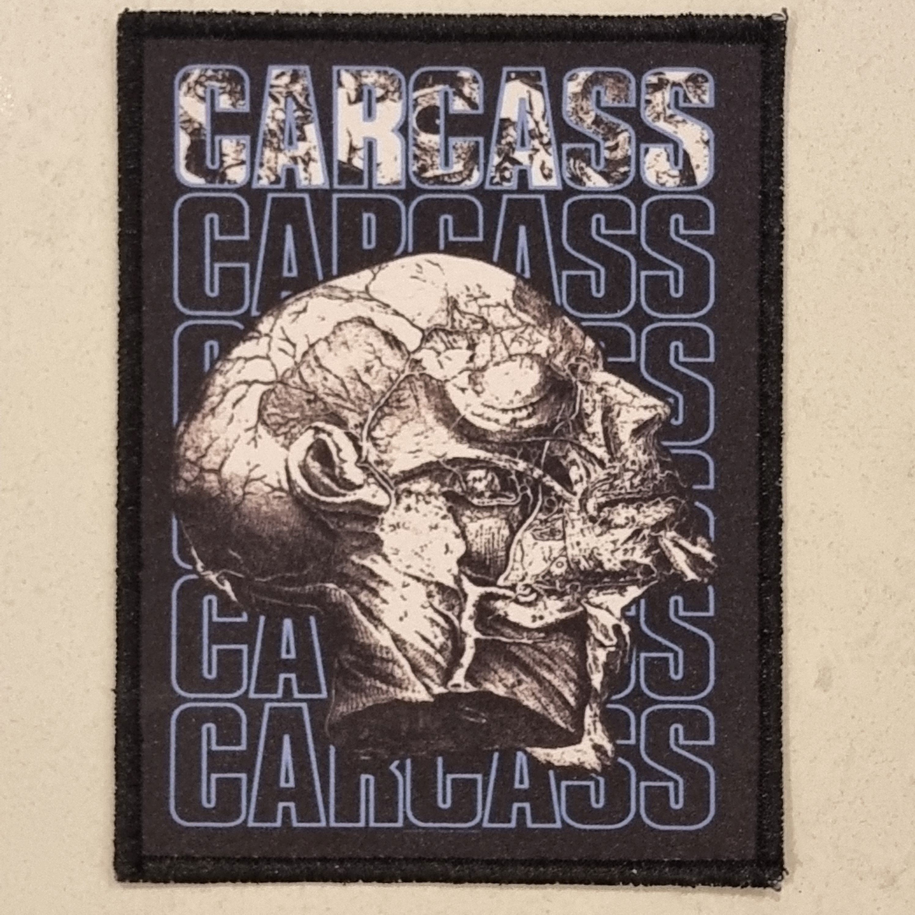 carcass-necro-head-patch-cusson-coudre-metal image 1