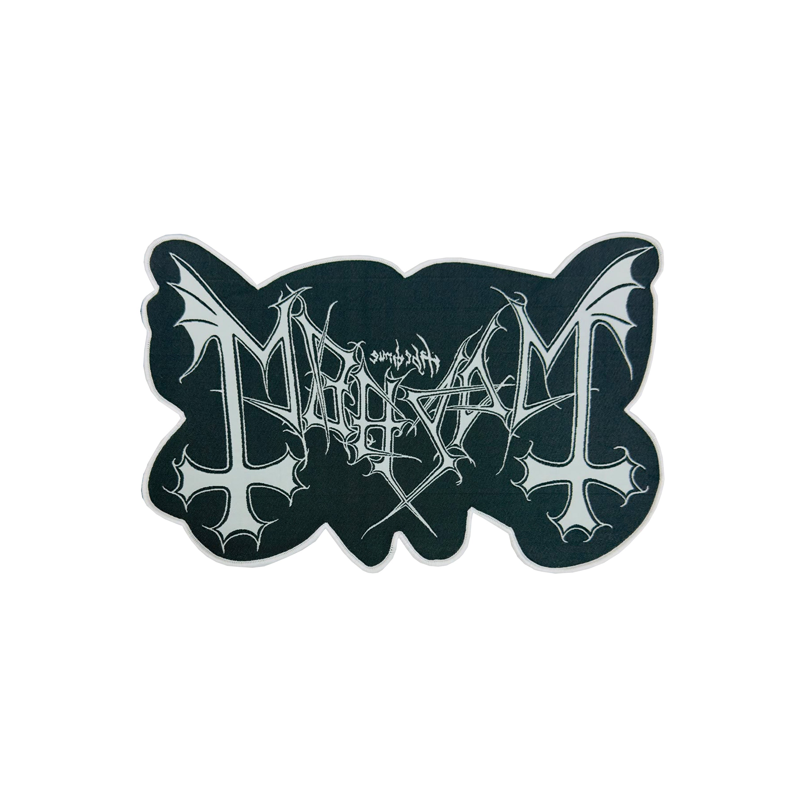 783punx-oversized-patch-mayhem-logo-cusson-tiss-bord-noir image 4