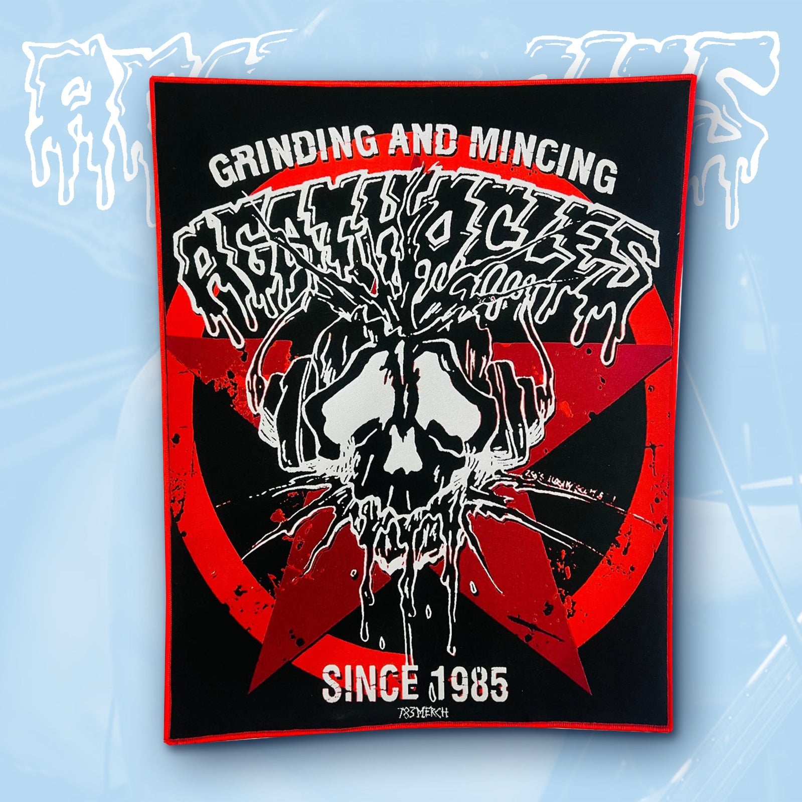 agathocles-grinding-mincing-backpatch-tiss-bordure-noire image 4