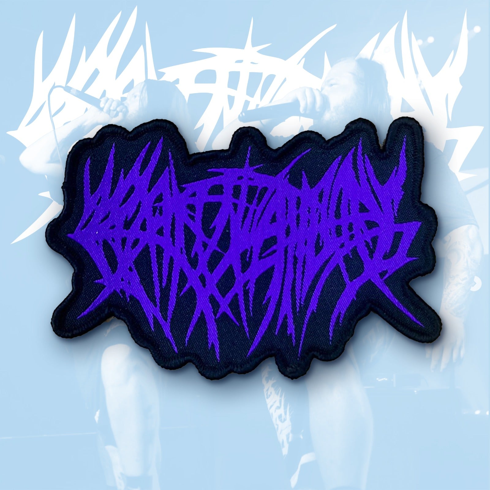 crepitation-logo-patch-tiss-bordure-noire-slam image 2
