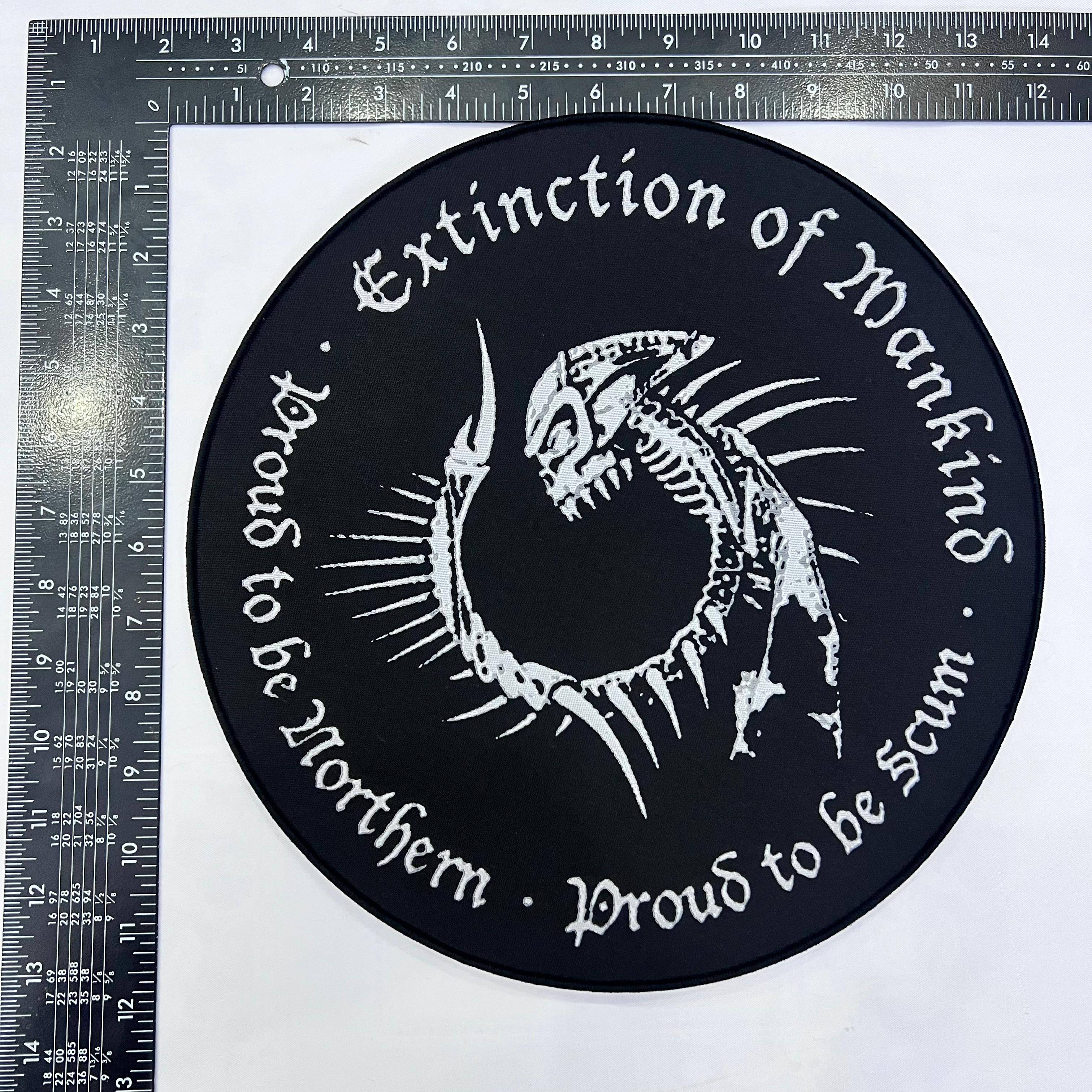 extinction-of-mankind-proud-scum-backpatch-bordure-noire image 5