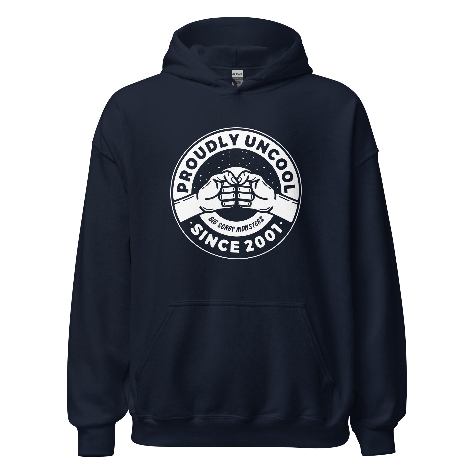 proudly-uncool-hoodie-sweat-capuche-noir-taille-l image 2