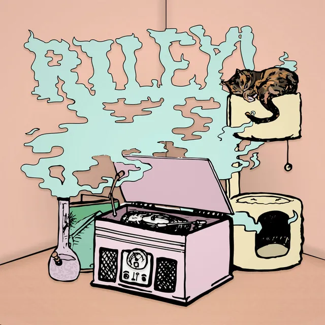 riley-riley-vinyle-12-vert-menthe-emo-punk image 1