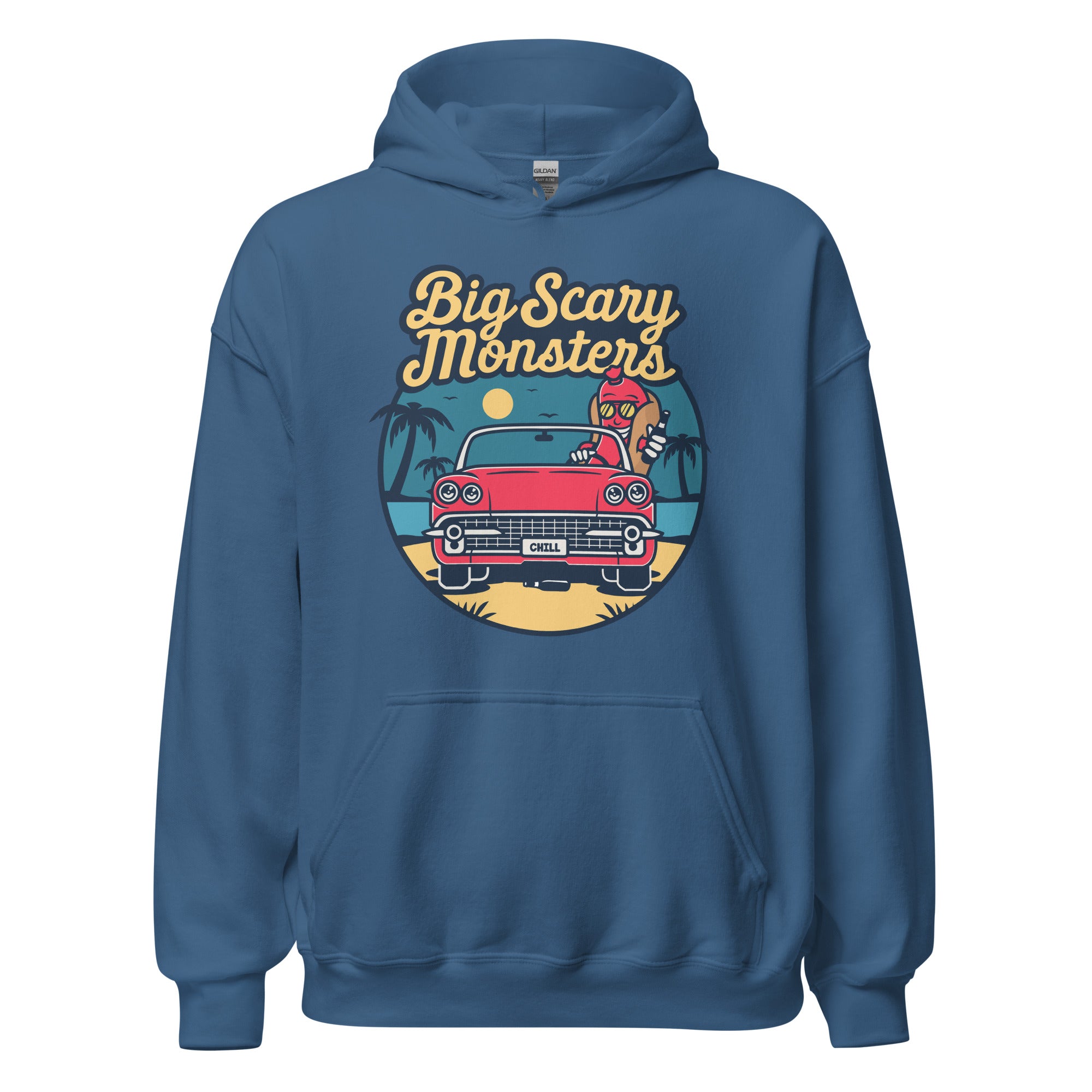 big-scary-monsters-bsm-hot-dog-sweat-noir-capuche image 5